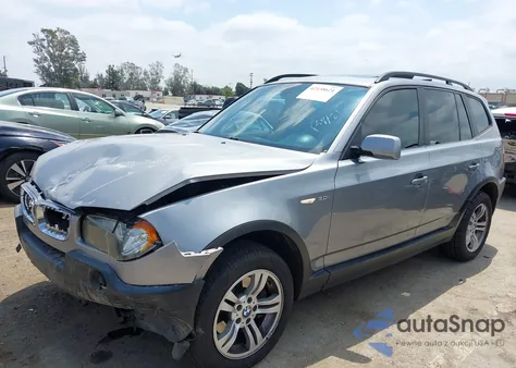 2005 BMW X3 3.0I from USA, damaged, VIN WBXPA934X5WD04512